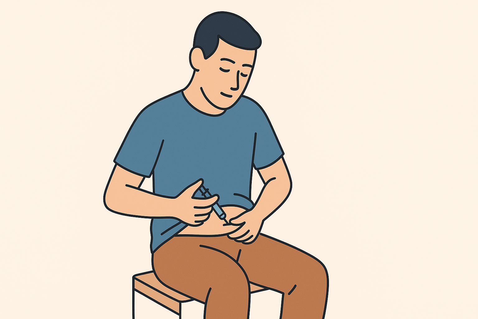 糖尿病の男性のイメージ