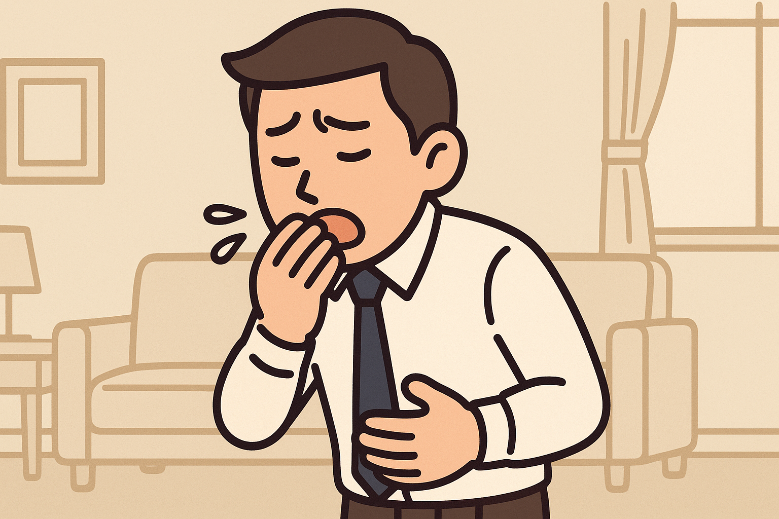 逆流性食道炎のイメージ